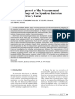 3-4 Development of The Measurement Technology of The Spurious Emission From Primary Radar