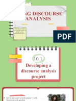 Doing Discourse Analysis