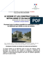 Le Seisme Et Les Constructions en Beton Arme Et en Maconnerie