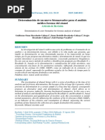 Determinación de Un Nuevo Biomarcador para El Análisis Médico Forense Del Etanol