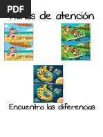 Cuaderno Atencion 1 Encuentra Las Diferencias