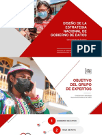 Diseño de La Estrategia Nacional de Gobierno de Datos