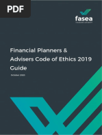 Financial Planners & Advisers Code of Ethics 2019 Guide: October 2020