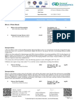 Hba1C (Whole Blood) : SR - No Investigation Observed Value Reference Range Unit