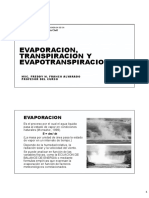 Evaporacion, Transpiracion Y Evapotranspiracion