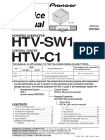 HTV-C1 Htv-Sw1: Powered Subwoofer