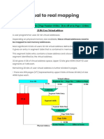 Virtual To Real Mapping