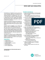 Max3107 Spi/I C Uart With 128-Word Fifos: General Description Benefits and Features