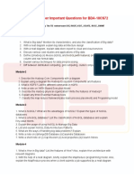 Super Important Questions For BDA-18CS72: Module-1