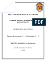 Ejercicios de Las Secciones 3.1 A 3.2