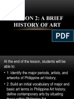 Lesson 2: A Brief History of Art