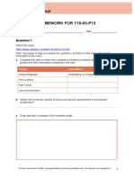 Stored Program Concept HOMEWORK FOR Y10-03-P13: Person Description