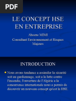 Le Concept Hse en Entreprise