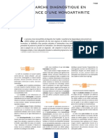 Démarche DC en Presence D'une Monoarthrite