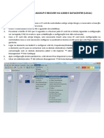 Procedimento para Backup e Recover Via U2000 e Via Datacenter