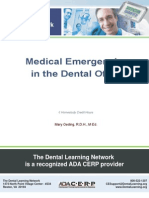 Medical Emergencies in Dental Office