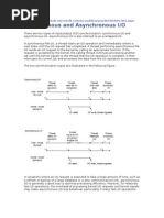 Synchronous and Asynchronous I-O