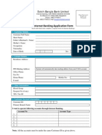 Internet Banking Application Form: Dutch-Bangla Bank Limited