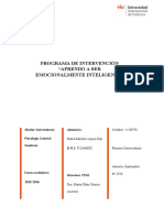 Programa de Intervención "Aprendo A Ser Emocionalmente Inteligente"