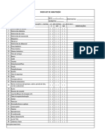 Check List de Equipamentos MANUTENÇÂO MICHIGAN 01