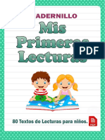 Mis Primeras Lecturas 80 Textos de Lecturas para Niños