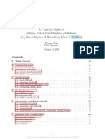 A Practical Guide To Interest Rate Curve Building Validations (W/ Excel Replica of Bloomberg Libor at Github)