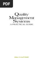 Gitlow Howard S Quality Management Systems A Practical 2001