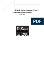 DVR4000 DVR CCTV Server Installation Setup Instructions