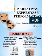 Narrativas Expresivas y Performativas