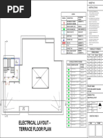 Electrical Layout - Terrace Floor Plan: Sheet No. Instructions