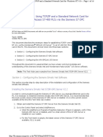 Tech Note 222configuring OPCLink Using TCPIP and A Standard Network Card For Windows NT 4.0 To Access S7-400 PLCs Via The Siemens S7 OPC Server