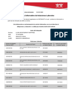 Reporte Informativo de Relaciones Laborales