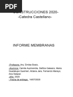 Informe Membranas