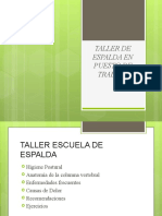 Taller Espalda en Oficina