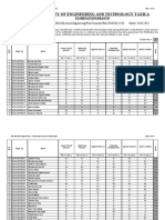 Result 1st Semester Electrical Engineering Entry 10