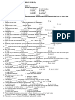 U11-Books - Test 1 Choose The Word Which Is Stressed Differently From The Rest