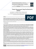 Fake Gold: Gold Purity Measurement Using Non Destructive Method