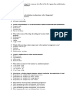 MCQ On Respiratory System