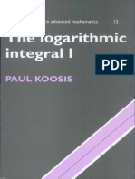 Paul Koosis - The Logarithmic Integral - Volume 1 (1988)