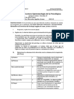 Control Lectura EPISTEMOLOGIA DE LA PSICOLOGIA