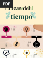 Plantillas de Líneas Del Tiempo