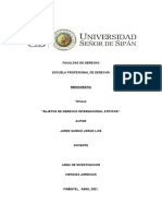 Monografia Sujetos Atipicos de Derecho Internacional