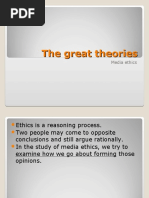 Great Theories Summary Revised