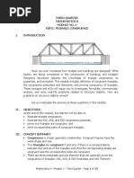 3Q - M8 - Module 2 - Triangle Congruence