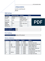 MODBUS RTU (Adjustable) : HMI Setting