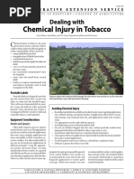 Chemical Injury in Tobacco: Dealing With