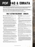 Bolt Action Errata Aug 2021