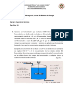 Examen de Balance de Energìa, Segundo Parcial