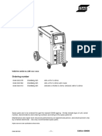 Spare Parts List: Esabmig 325