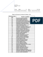 Numero de Lista SOC 32 2021 2022